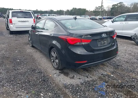 2014 Hyundai Elantra Limited z USA, uszkodzony, nr VIN 5NPDH4AE7EH463792